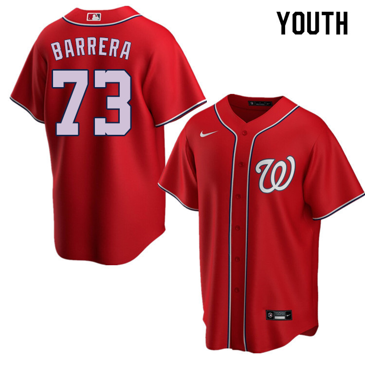 Nike Youth #73 Tres Barrera Washington Nationals Baseball Jerseys Sale-Red